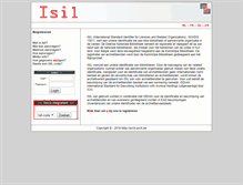 Tablet Screenshot of isil.arch.be